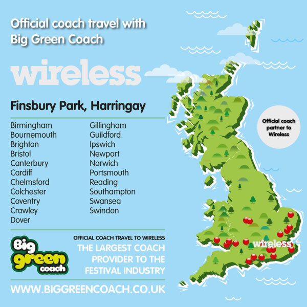 Big Green Coach at Wireless 2021