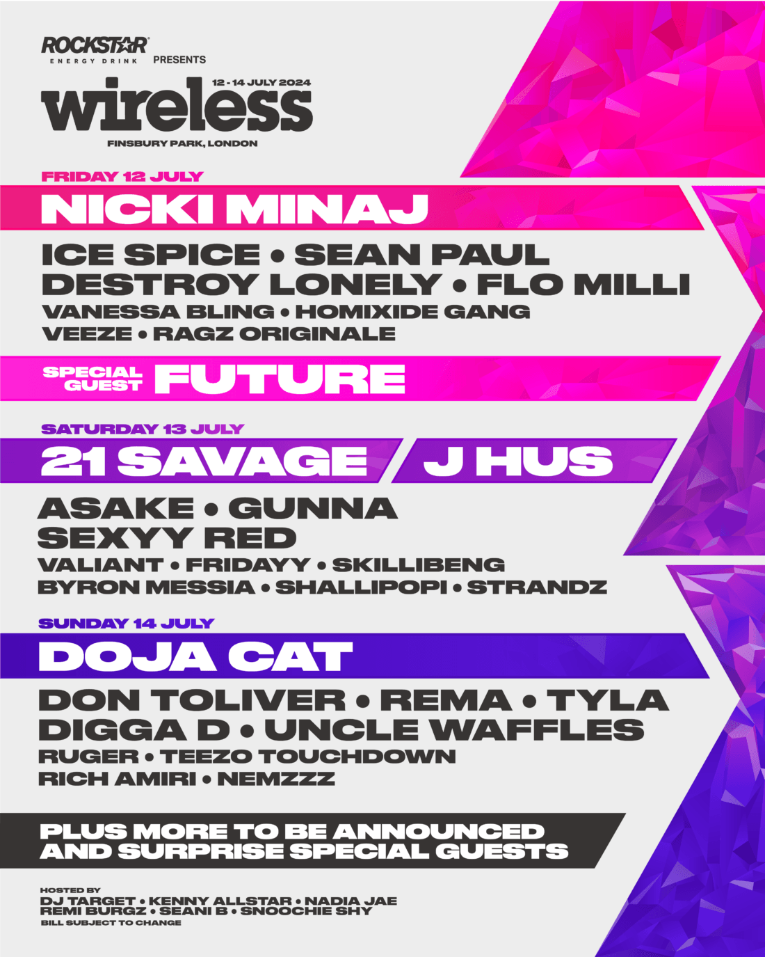 Wireless 2024 Lineup poster